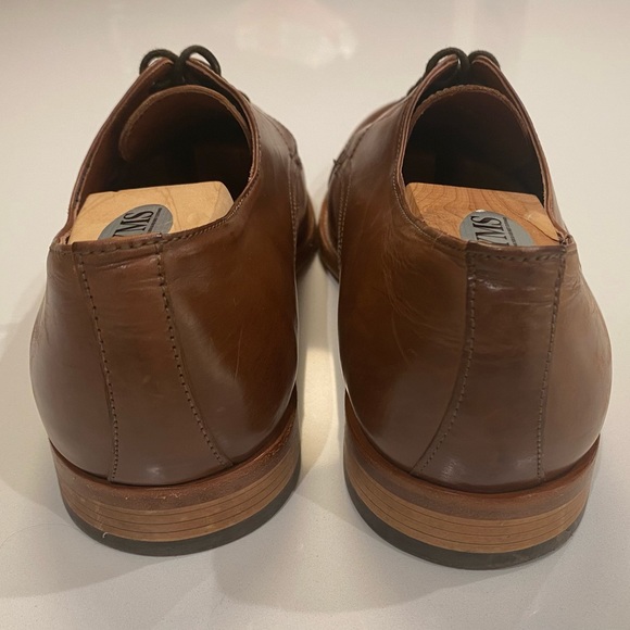 Aquila Tan Dress Shoes Size 43, US Size 10 - Picture 3 of 10
